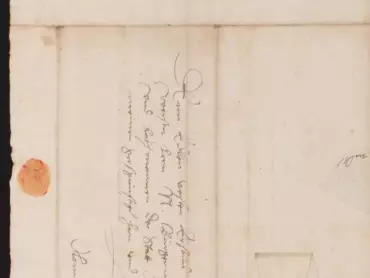 Paul Fabricius podává městské radě v Olomouci zprávu o postupu prací na obnově orloje. Vídeň 16. ledna 1574. Archiv města Olomouce, fond Zlomky registratur 1426–1786 (1890), M-1-1, inv. č. 4478.